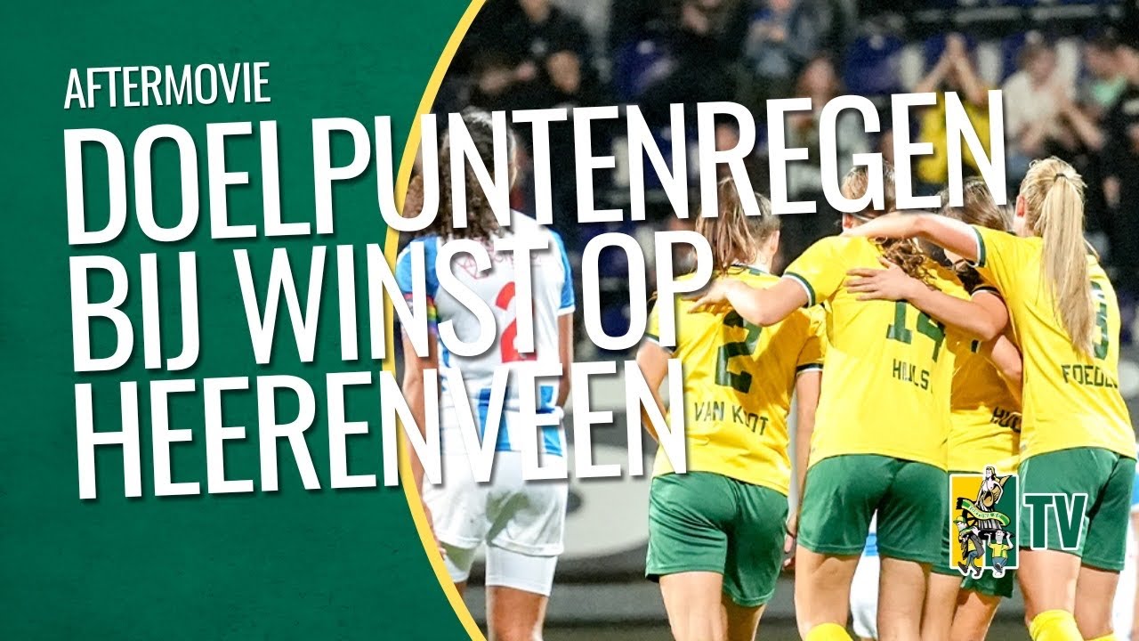 DOELPUNTENREGEN FORTUNA VROUWEN bij OVERWINNING tegen SC Heerenveen! - Fortuna SC TV