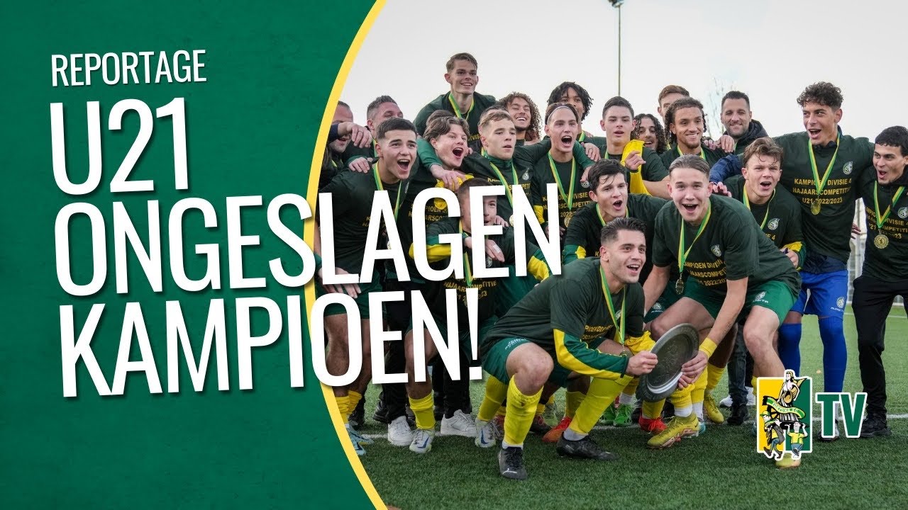 FORTUNA U21 KAMPIOEN met ONGESLAGEN STATUS! - Fortuna SC TV