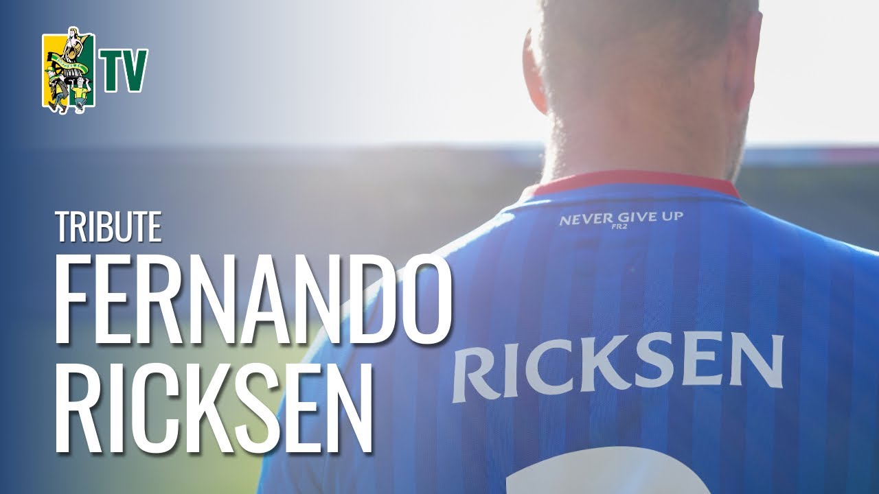 TRIBUTE: SPECIAAL SHIRT ter ere van FERNANDO RICKSEN! - Fortuna SC TV